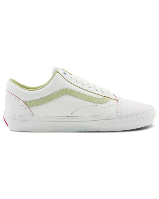 Vans White Skate Old Skool Mint'