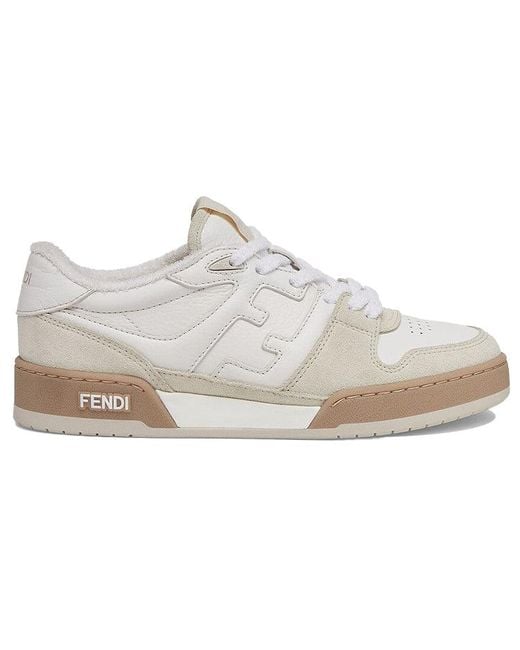 Fendi White (Wmns) Match Low Top Suede