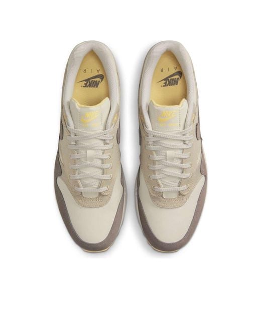 Nike White Air Max 1 Prem Sneaker for men