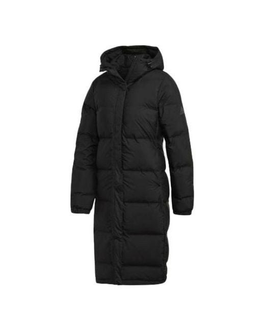 Adidas Black (Wmns) Helionic Long Down Jacket Asia Sizing