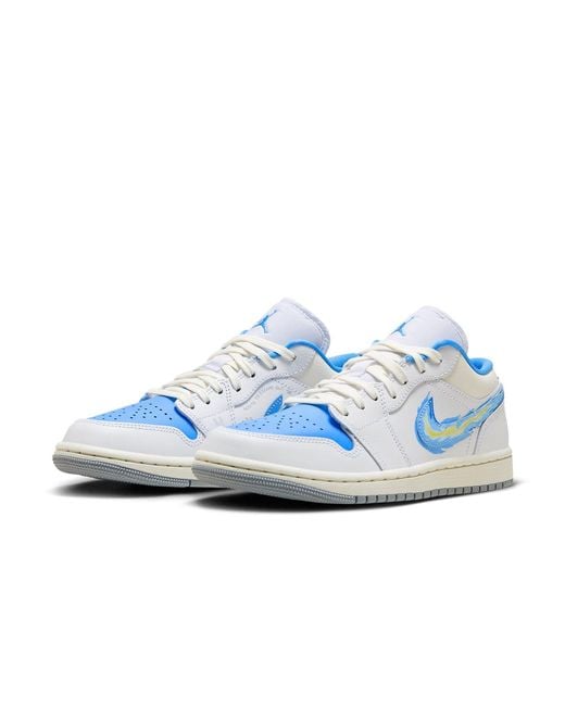 Nike Air Jordan 1 Low Se 'flame Swoosh - University Blue'