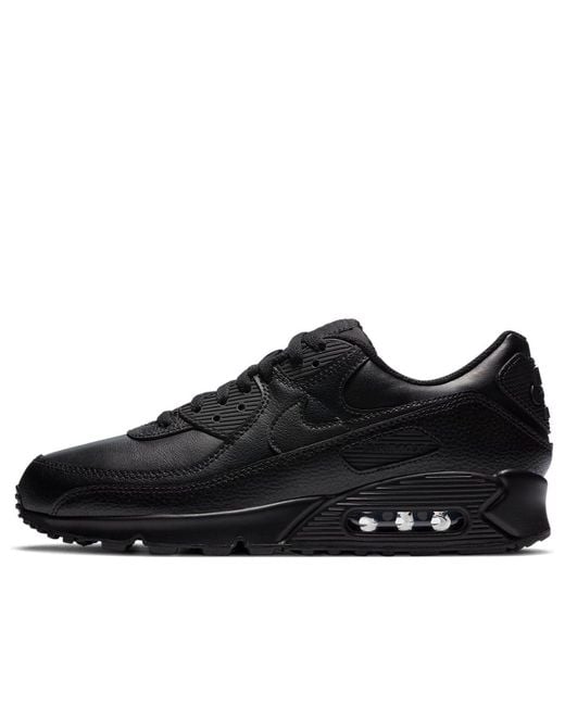 Nike Black Air Max 90 Leather 'Triple' for men