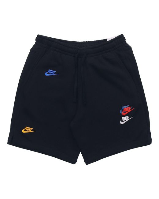 Nike Blue Nsw Spe+ Ft Short Fta Casual Sports Breathable Alphabet Embroidered Shorts for men