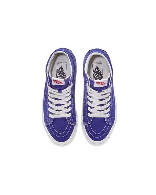 Vans Blue Og Sk8-Hi Lx Denim for men