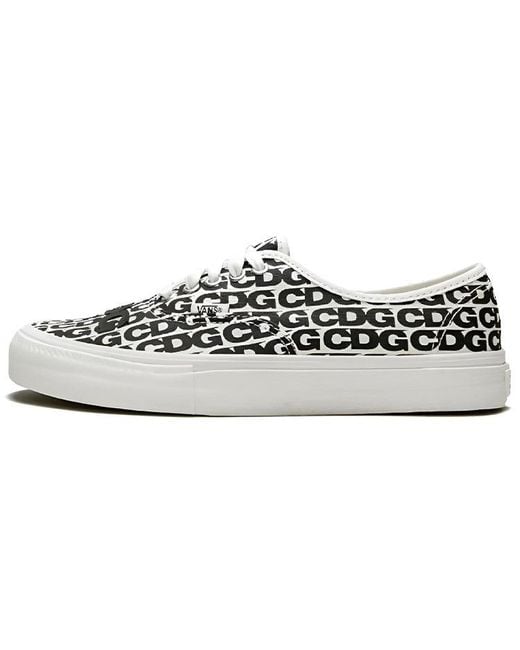 Vans White Comme Des Garcons X Authentic 'Cdg' for men