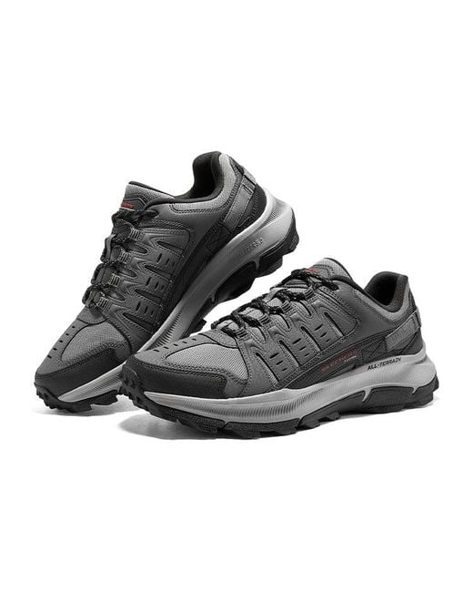 Skechers Black Relaxed Fit Equalizer 5.0 'Charcoal' for men