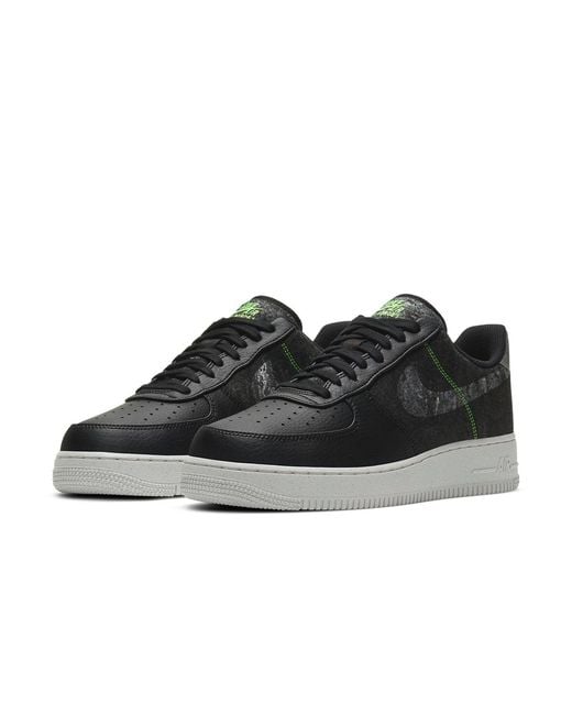 Nike Black Air Force 1 '07 Lv8 'Recycled Wool Pack for men