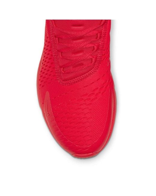 Nike Red Air Max 270 'Triple' for men