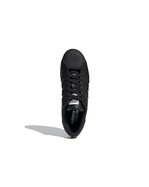 Adidas Black Superstar Transparent' for men