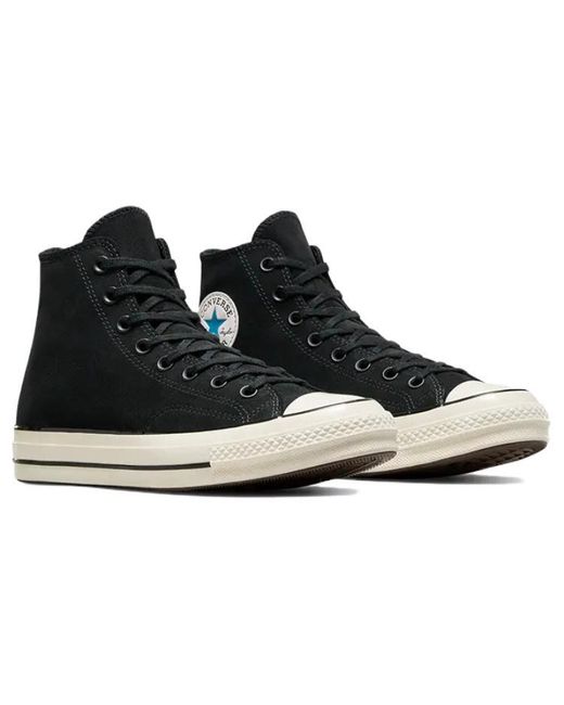 Converse Black Chuck 70 High 'Suede' for men
