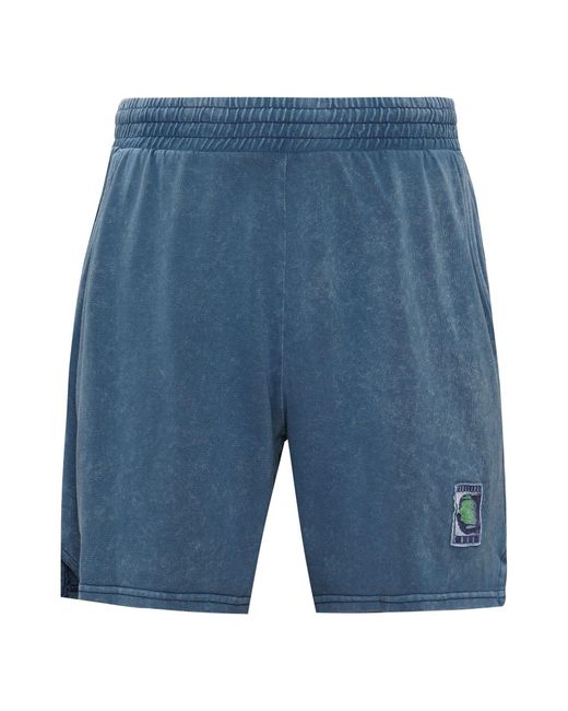 Nike Blue Sportswear Knit Washed Shorts for men