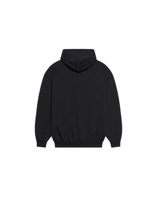 Balenciaga Blue (Wmns) Bb Pixel Fleece Drawstring Hooded Long Sleeves Hoodie