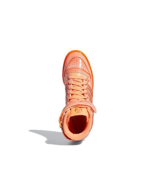 Adidas Orange Jeremy Scott X Forum High 'Dipped for men