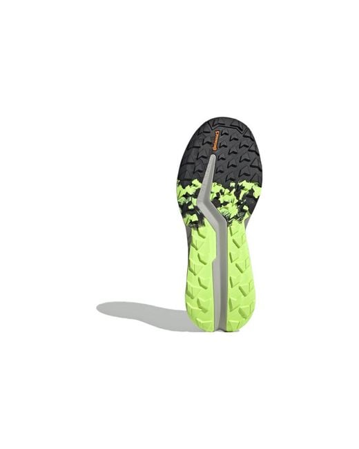 Adidas Blue (Wmns) Terrex Soulstride Flow Gtx Shoes 'Wonder Semi Flash Aqua Lucid Lemon'