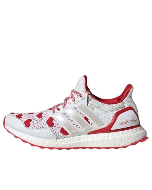 Adidas White Ultra Boost 1.0 'Valentines Day' for men