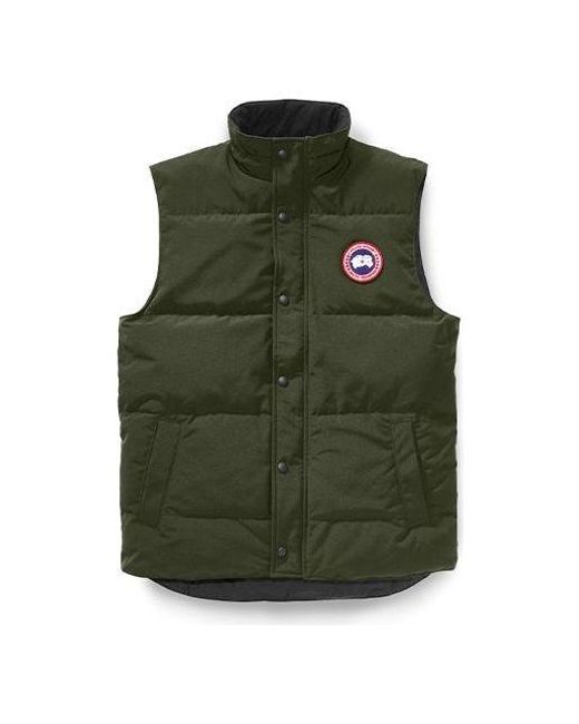 Canada Goose Green Garson Vest 'Army' for men