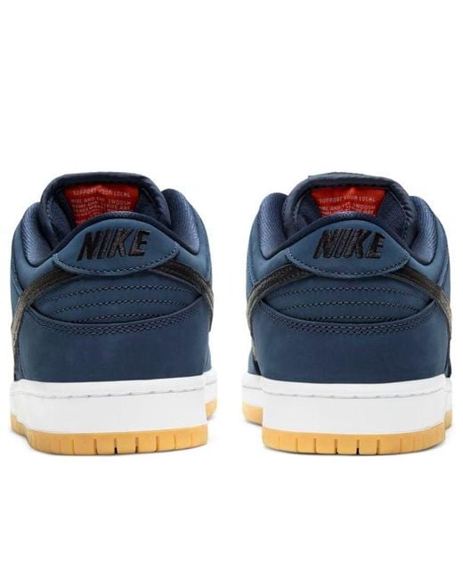 Nike Blue Dunk Low Pro Iso Sb Gum' for men