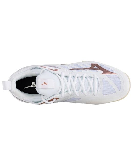 Mizuno White (Wmns) Wave Dimension Rose'