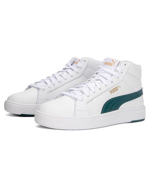 PUMA White Serve Pro Lite Mid for men