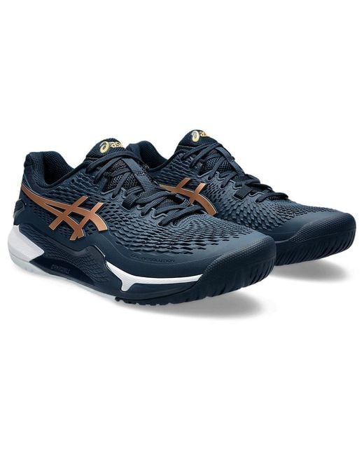 Asics Blue Gel-Resolution 9 'French Pure' for men