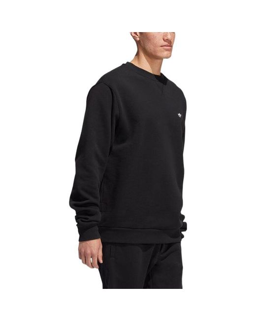 Adidas Black Heavyweight Shmoofoil Crewneck Sweatshirt for men