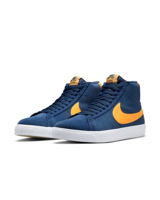 Nike Blue Zoom Blazer Mid Sb 'Michigan' for men