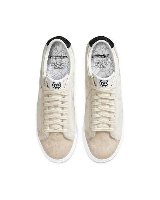 Nike White Medicom Toy X Blazer Low Sb 'Be@Rbrick' for men