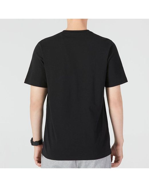 Adidas Black Camo T Athleisure Casual Sports Logo Round Neck Short Sleeve T-Shirt for men