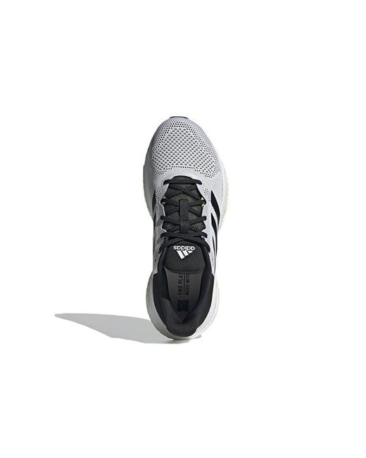 Adidas White Solarglide 5 Pulse Lime' for men