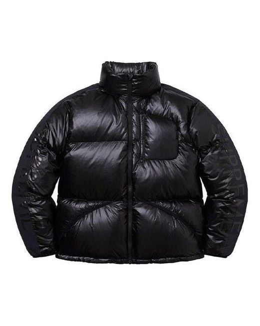 Supreme Black Featherweight Down Jacket for men