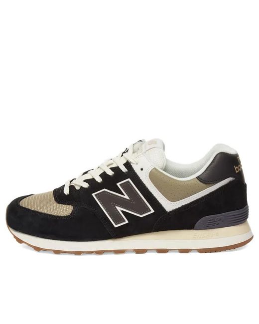 New Balance Black 574 True Camo Gum' for men