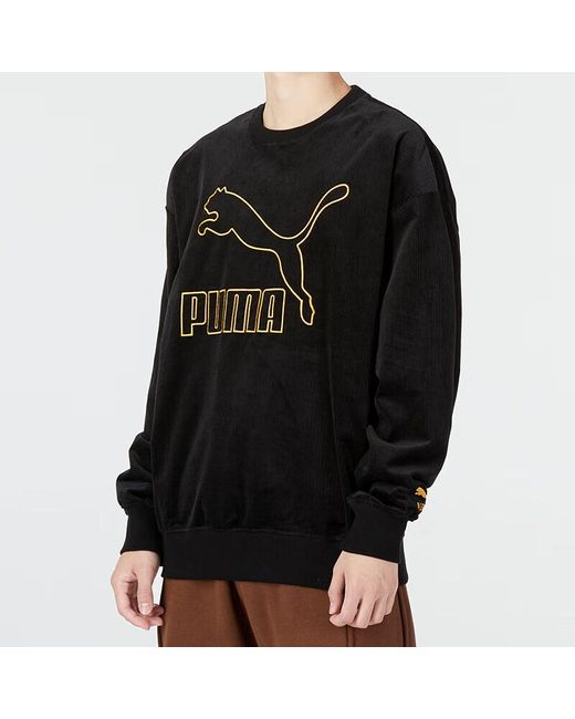 PUMA Black Core Crew Sweater for men