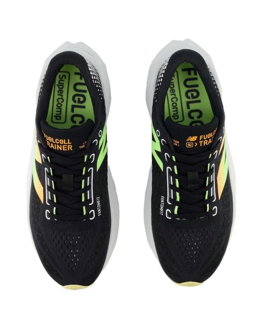 New Balance Blue Fuelcell Supercomp Trainer V3 Bleached Lime Glo' for men