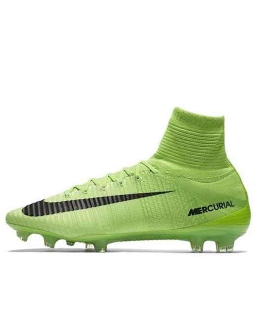 Nike Green Mercurial Superfly 5 Fg 'Electric' for men