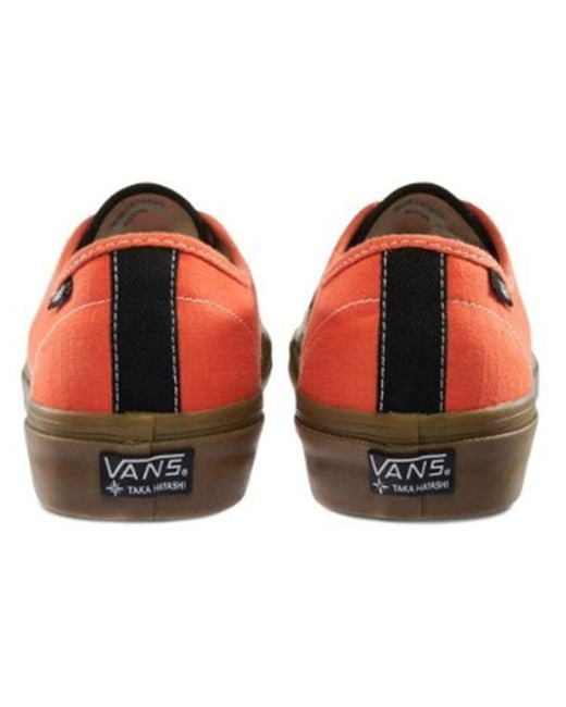 Vans Red Taka Hayashi X Authentic One 'Spicy' for men