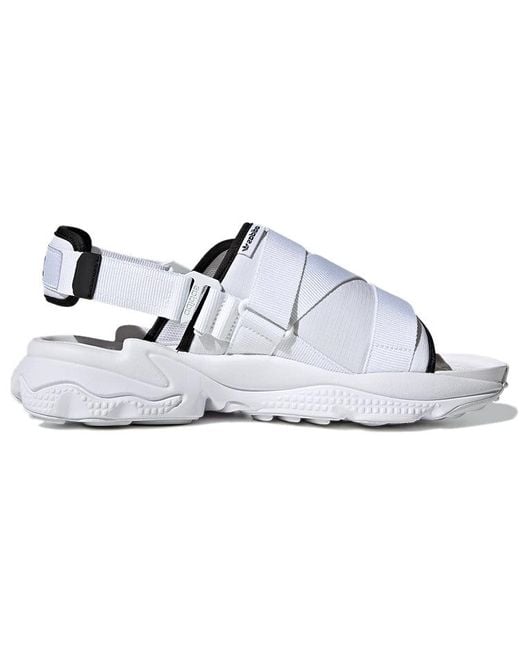 Adidas White Originals Ozweego Sandal Minimalistic Sandals for men