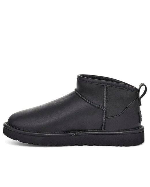 Ugg Black (Wmns) Classic Ultra Mini Leather