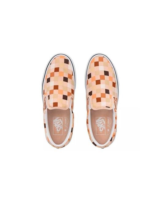 Vans White Slip-On 'Breast Cancer Awareness' for men