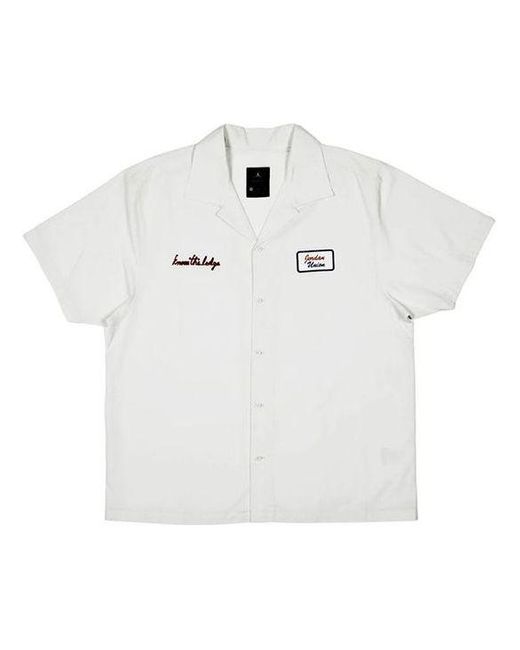Nike White X Union La Mechanic Shirt 'Platinum' for men