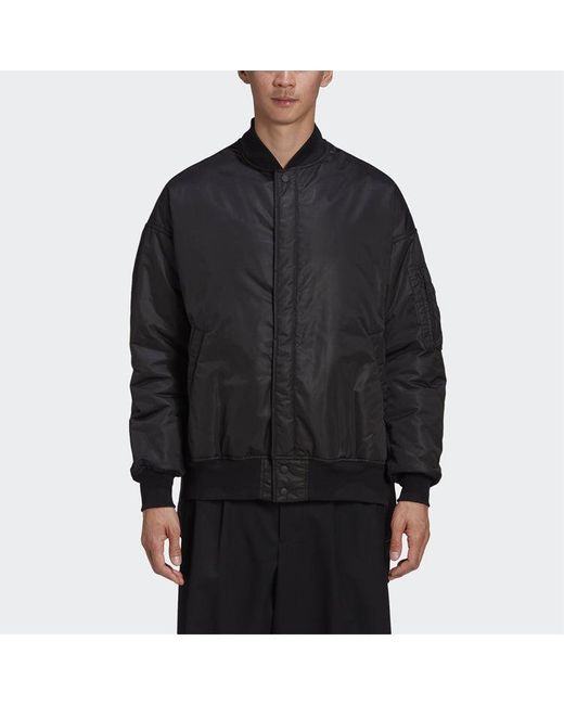 Adidas Blue Y-3 Back Logo Zipper Jacket for men
