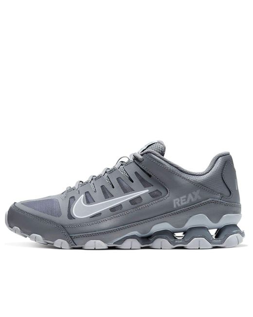 Nike Gray Reax 8 Tr Workout Shoes for men