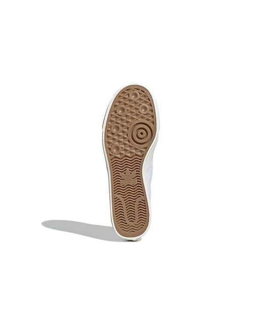 Adidas White Nizza Rf Slip-On 'Triple' for men
