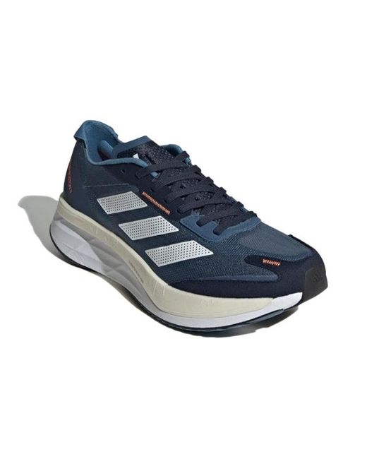 Adidas Blue Adizero Boston 'Wonder Steel' for men