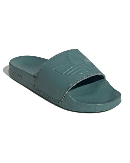 Adidas Green Adilette Lite Sandal 'Hazy Emerald' for men