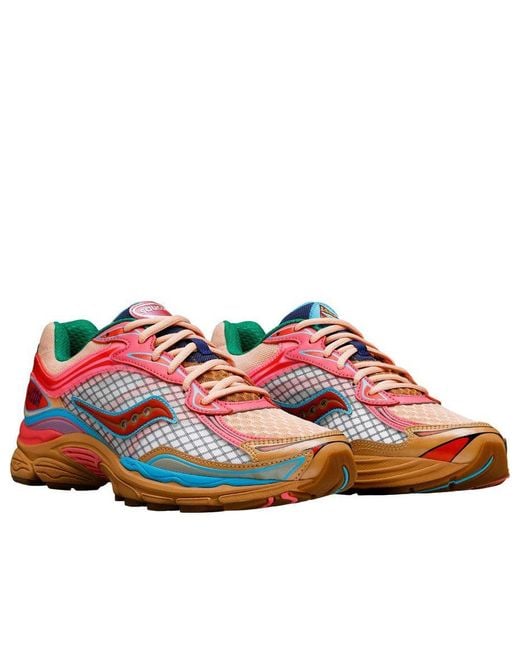 Saucony Red X Jae Tips Progrid Omni 9 'To Do List Tan' for men