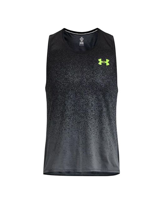 Under Armour Black Rush Pro Elite Tank Lime' for men