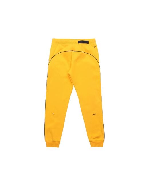 Nike Yellow X Nocta Drake Edging Fleece Long Pants Asia Sizing for men