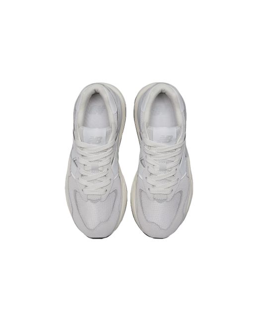 New Balance White 5740 S Runners Lace Up Comfort Shoes Grey 4