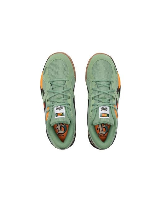 PUMA Green Trc Blaze Court X Fives 'Dusty Forest' for men