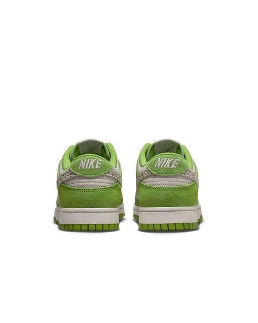 Nike Green Dunk Low Shoes for men